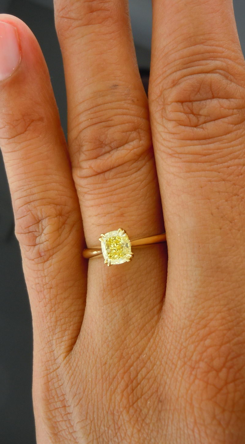 yellow diamond ring