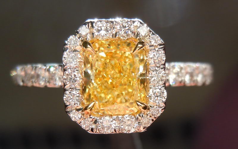 yellow diamond ring