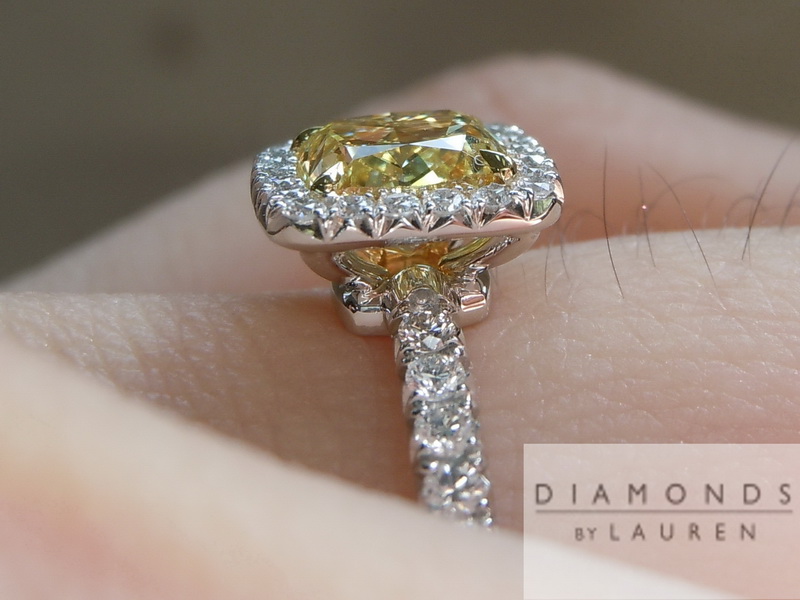 diamond halo ring