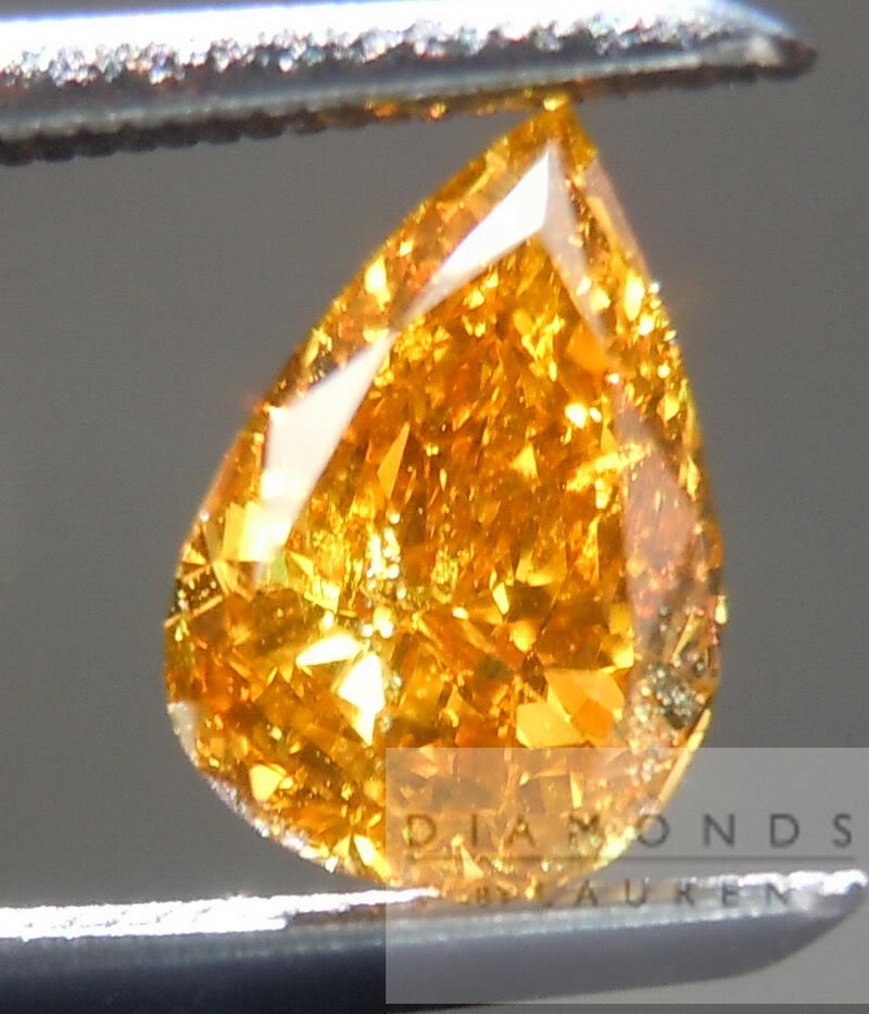 natural orange diamond