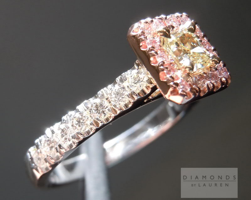 canary diamond ring