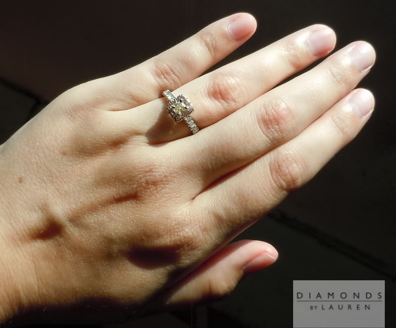 canary diamond ring
