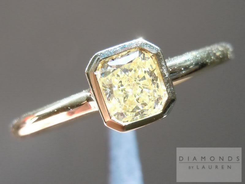 canary diamond ring