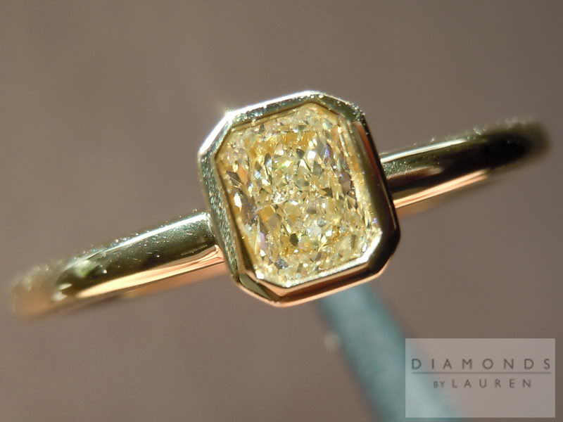 canary diamond ring