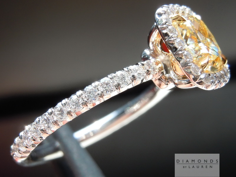 yellow diamond ring