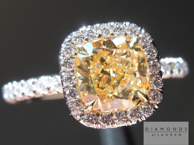 yellow diamond ring