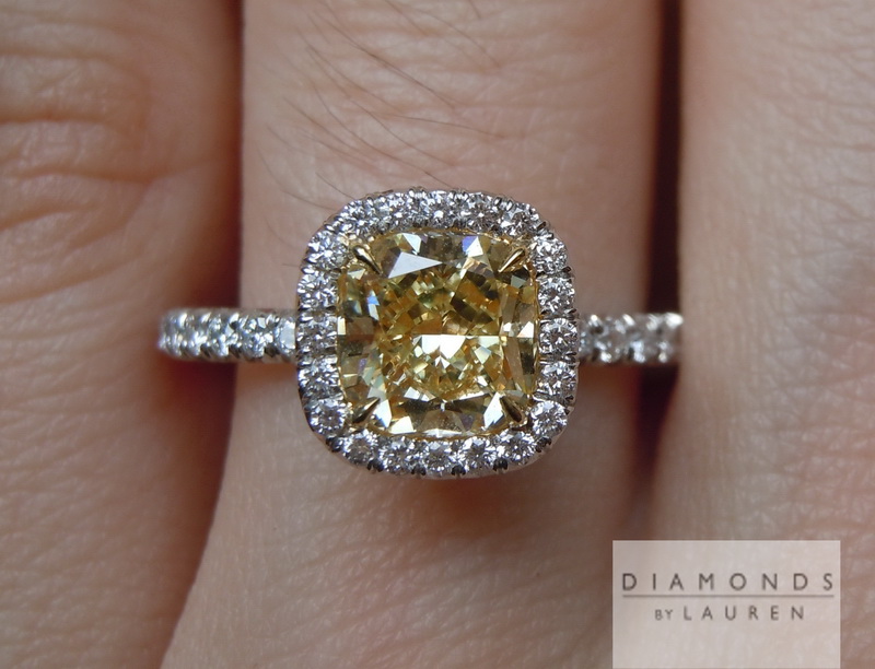 diamond halo ring