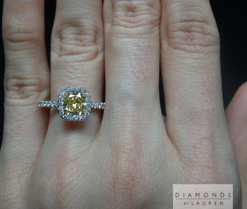 diamond halo ring