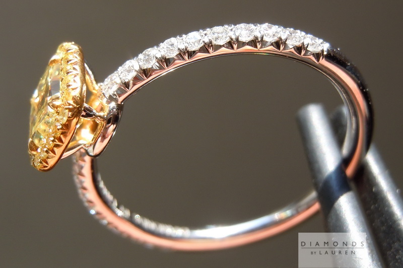 canary diamond ring