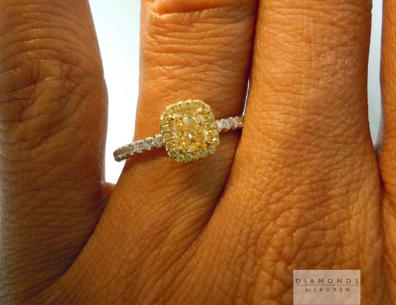 yellow diamond ring