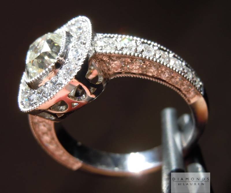 colorless diamond ring