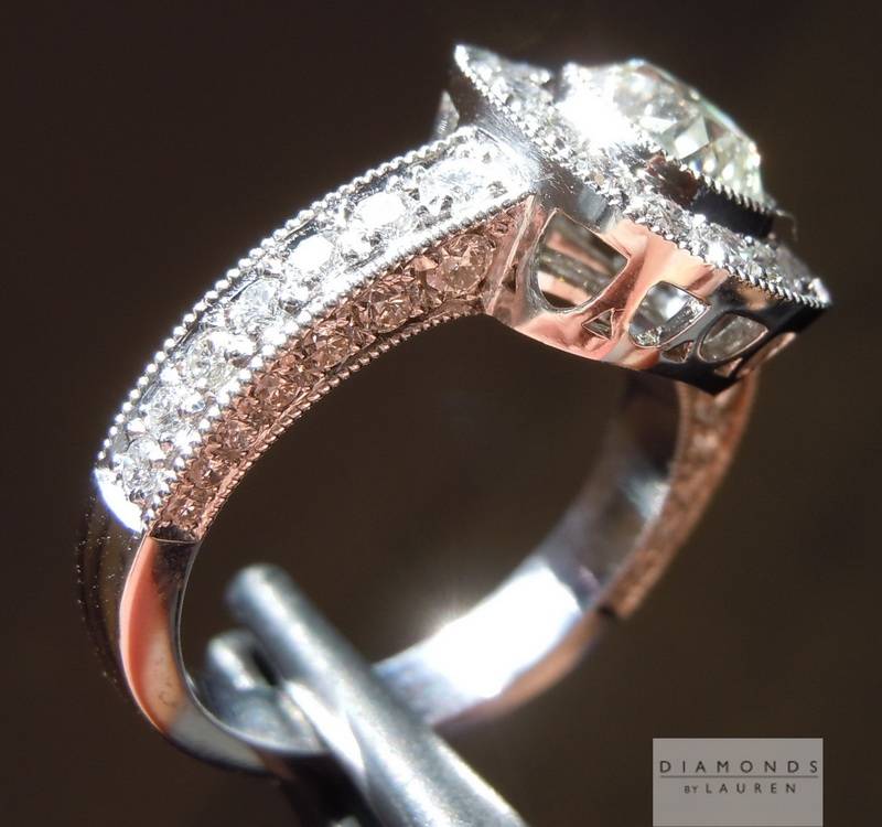 diamond halo ring
