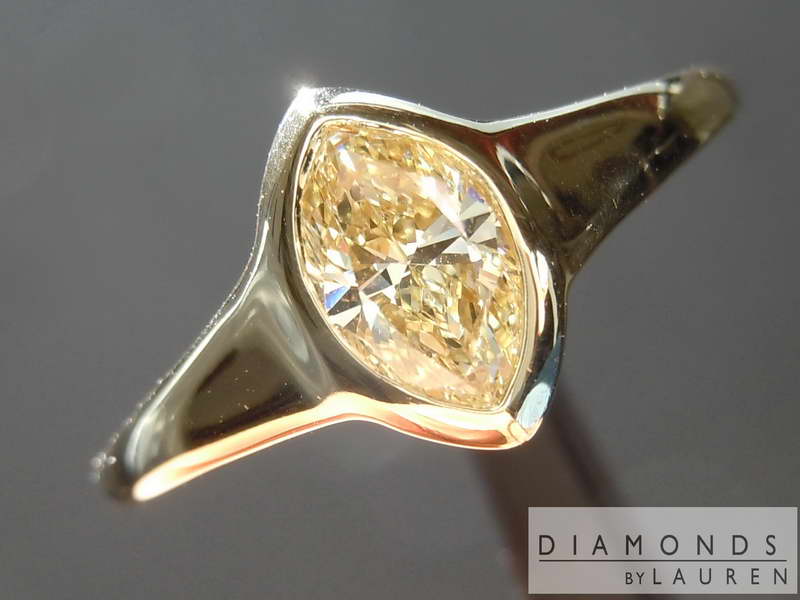 canary diamond ring