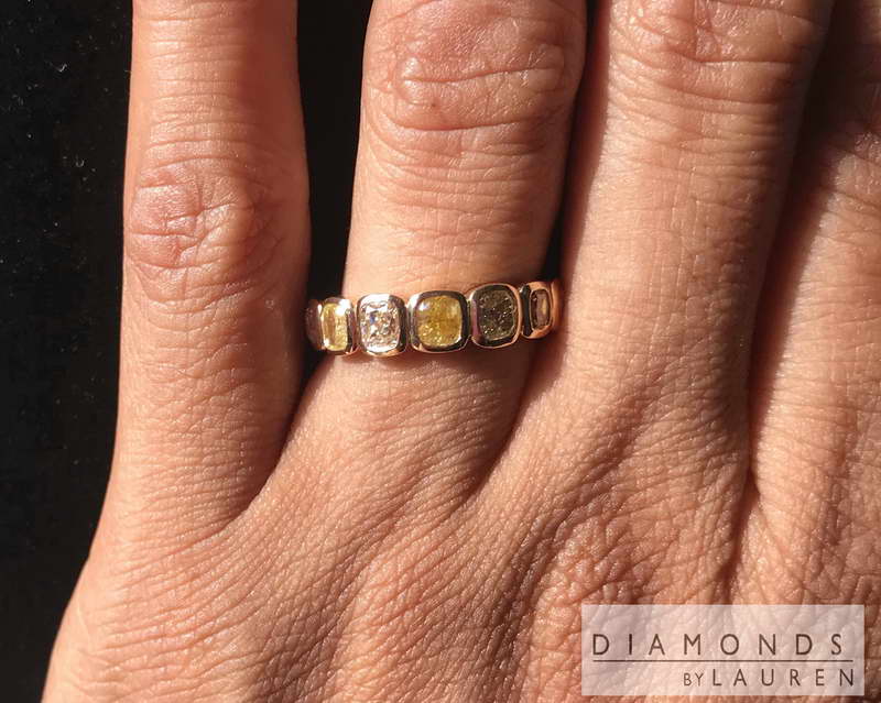 yellow diamond ring