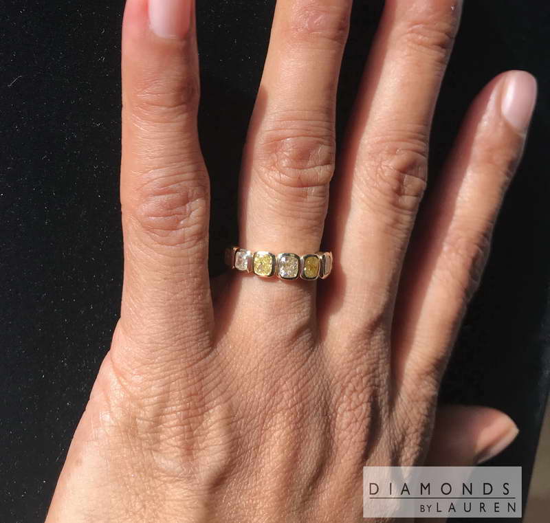 yellow diamond ring