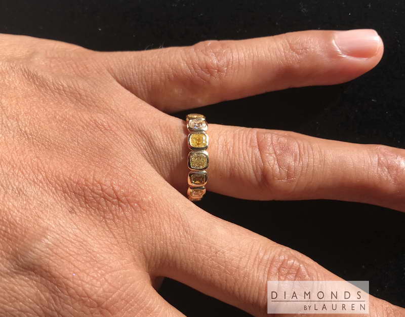 yellow diamond ring