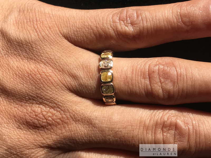 yellow diamond ring