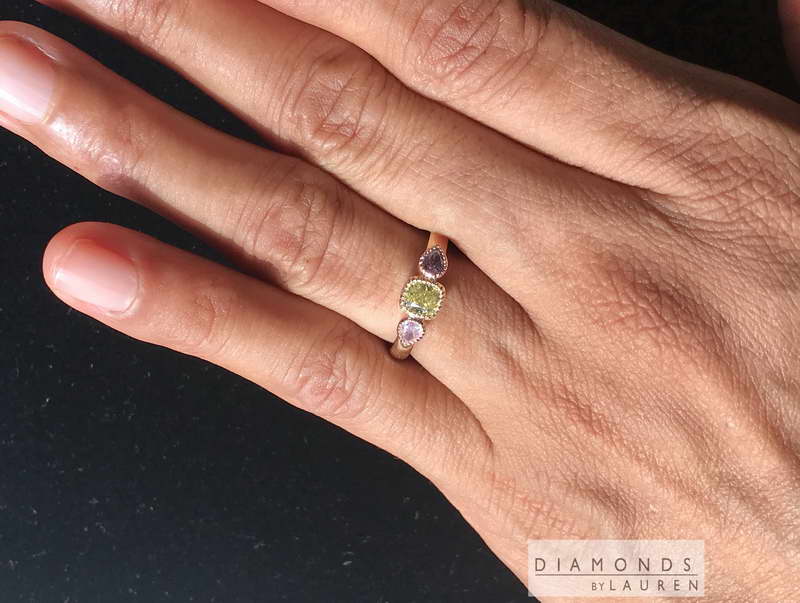 yellow diamond ring