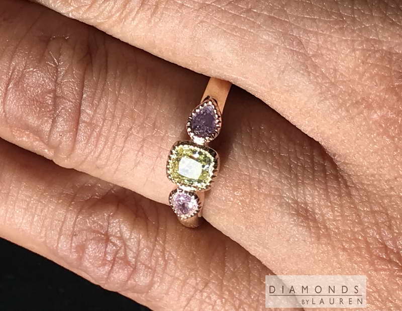 canary diamond ring