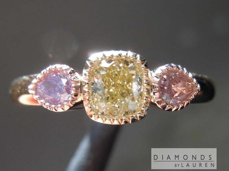 canary diamond ring
