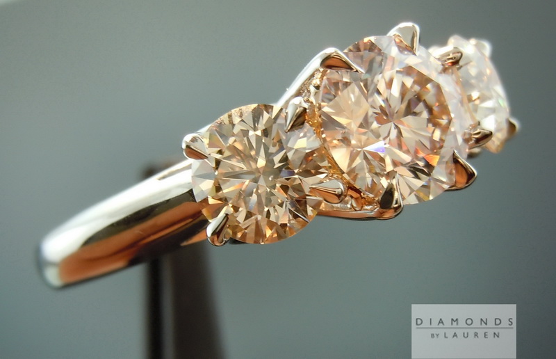 brown diamond ring