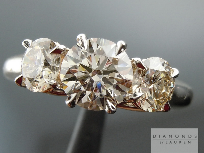 brown diamond ring