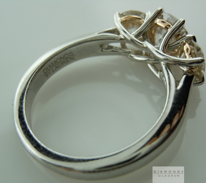 brown diamond ring