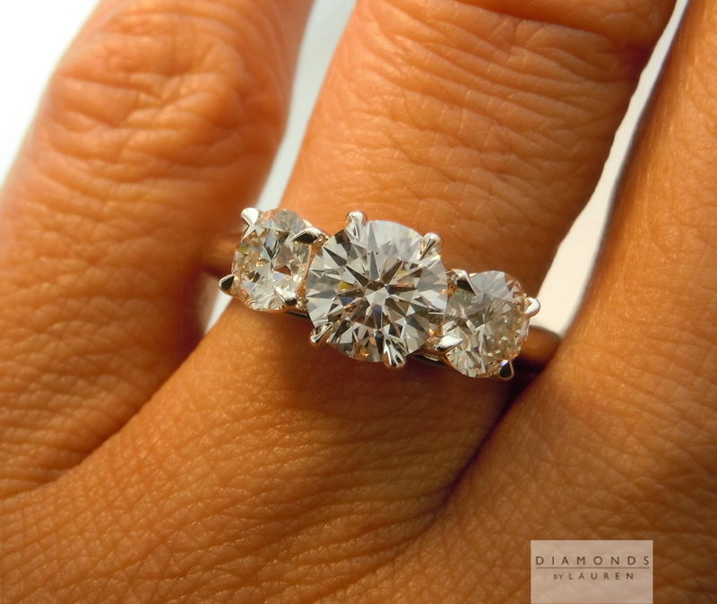 brown diamond ring