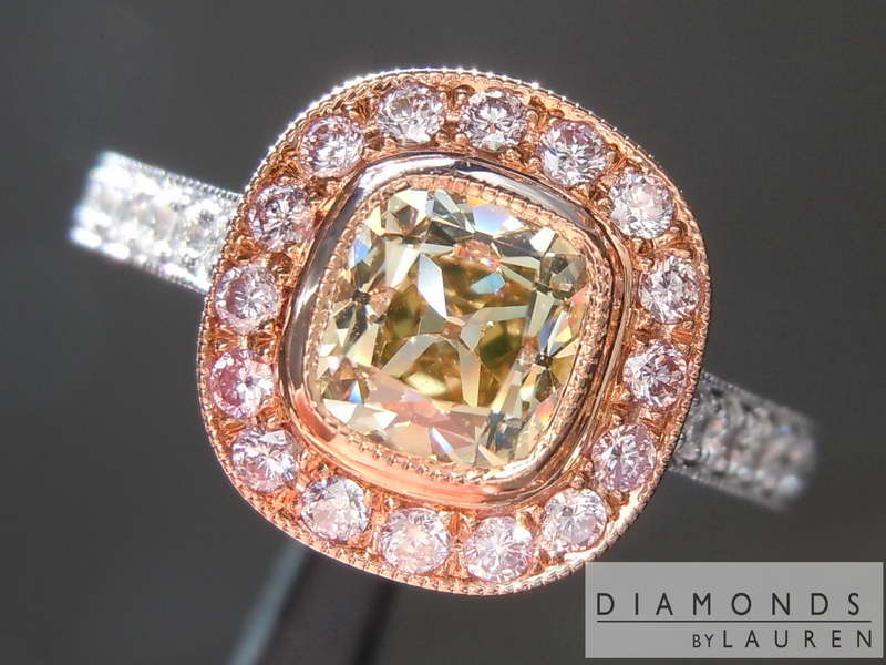 green diamond ring