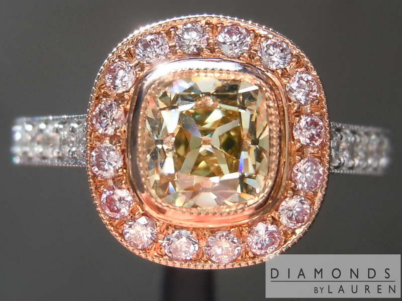 pink diamond ring