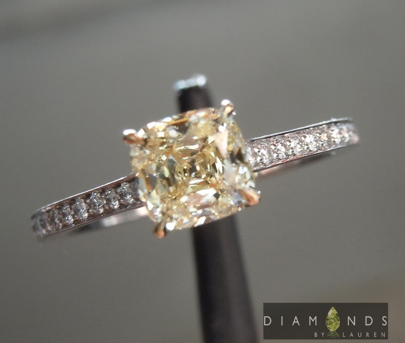 canary diamond ring