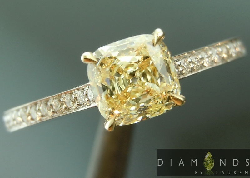 canary diamond ring