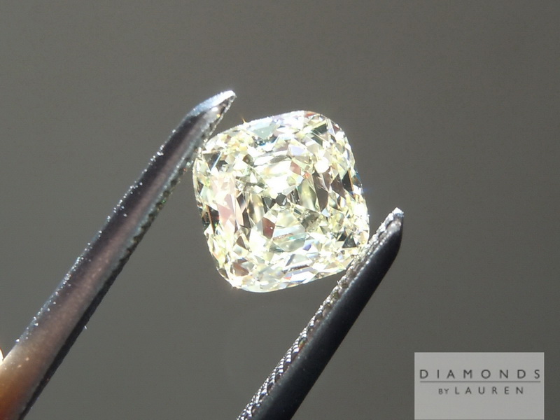 near yellow diamond ring