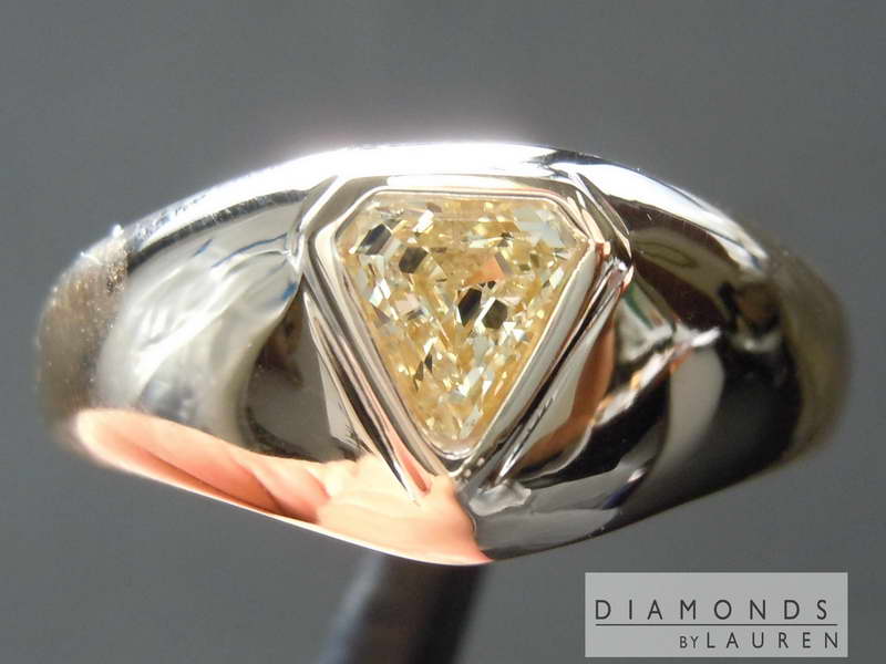  canary diamond ring
