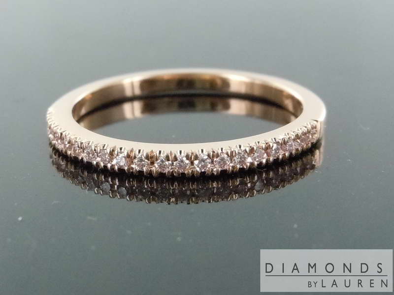  natural pink diamond ring