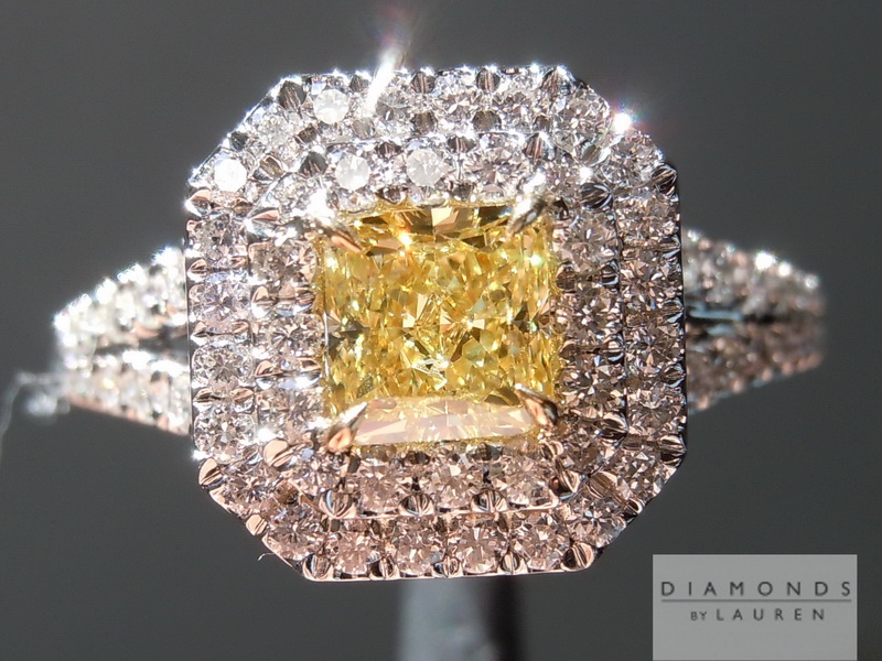 canary diamond ring