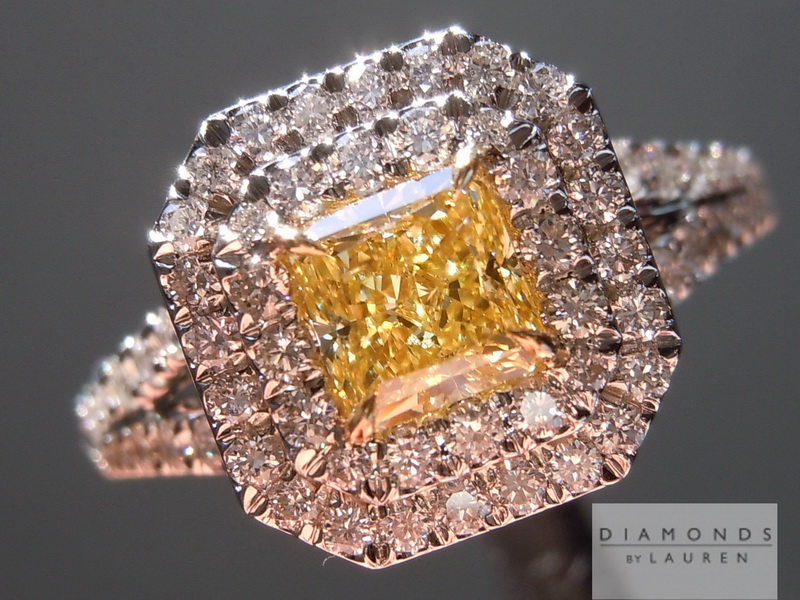 canary diamond ring