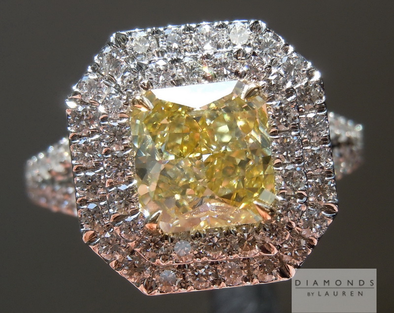 canary diamond ring