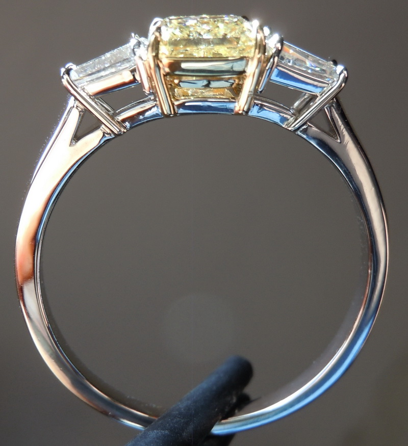canary diamond ring