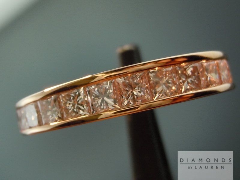 natural pink diamond ring