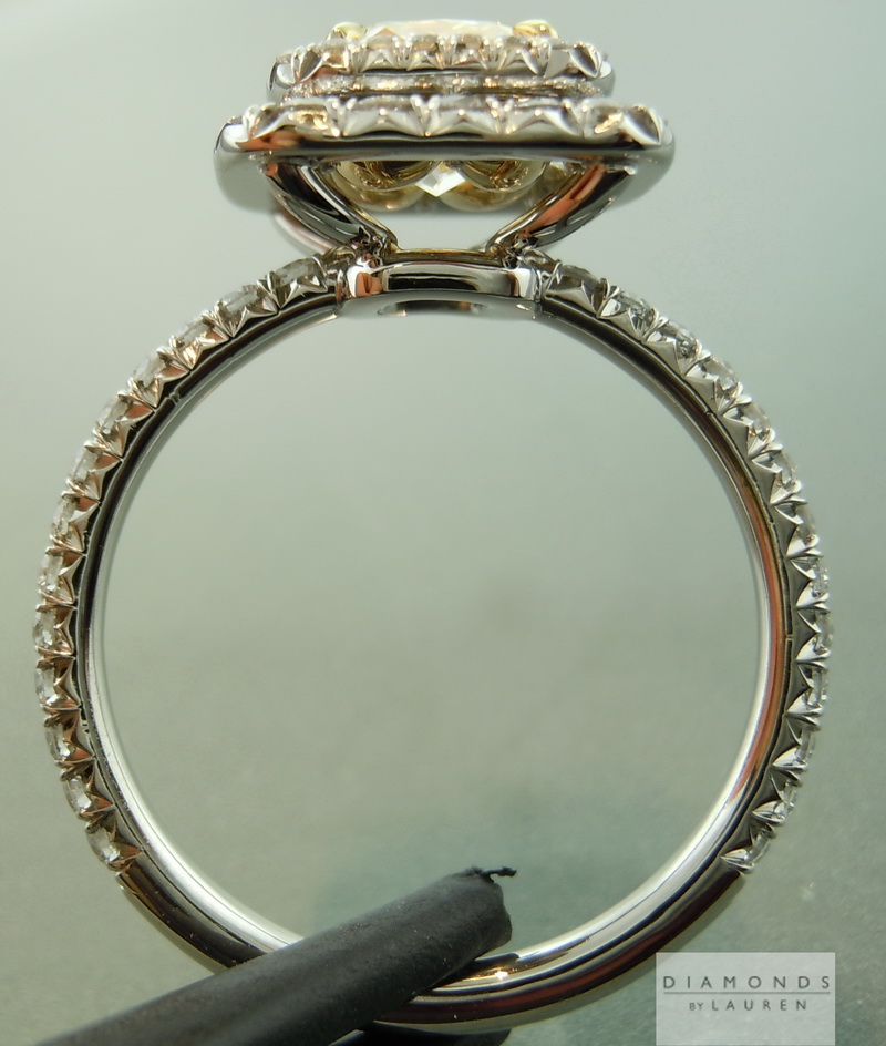 canary diamond ring