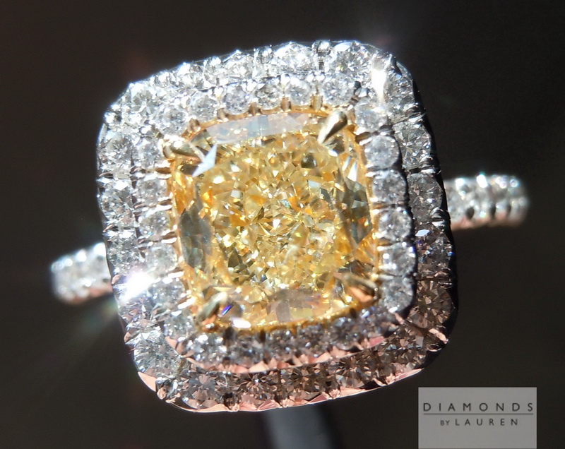 canary diamond ring