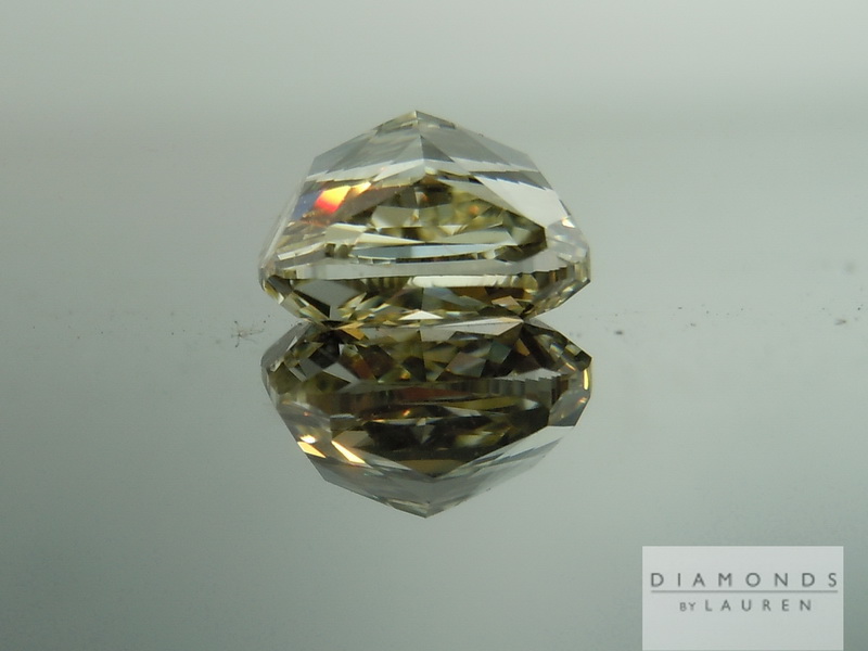 natural yellow diamond ring