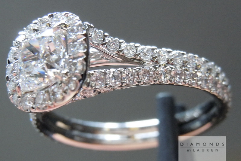 completely colorless diamond ring