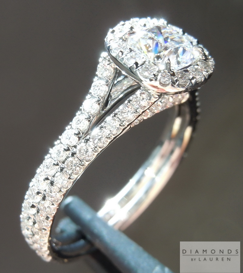 colorless diamond ring