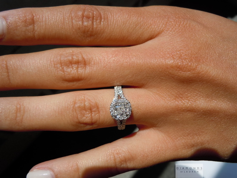completely colorless diamond ring