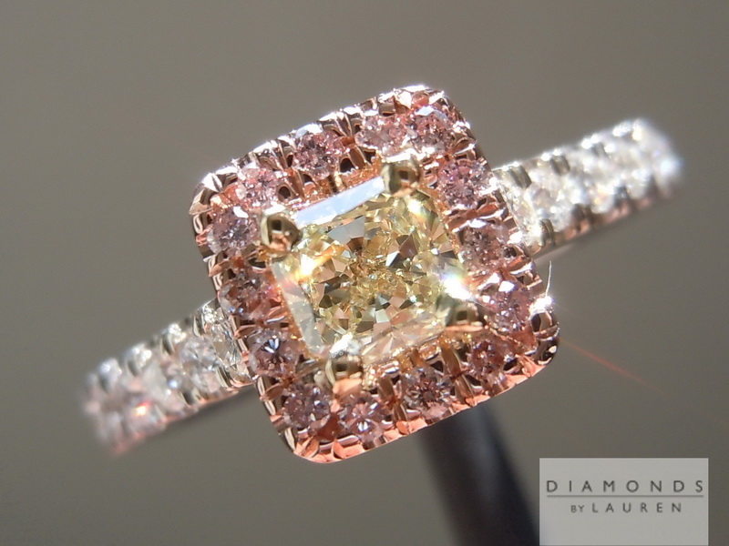 canary diamond ring