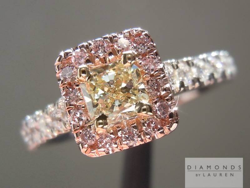 canary diamond ring