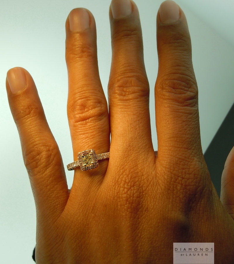 pink diamond ring
