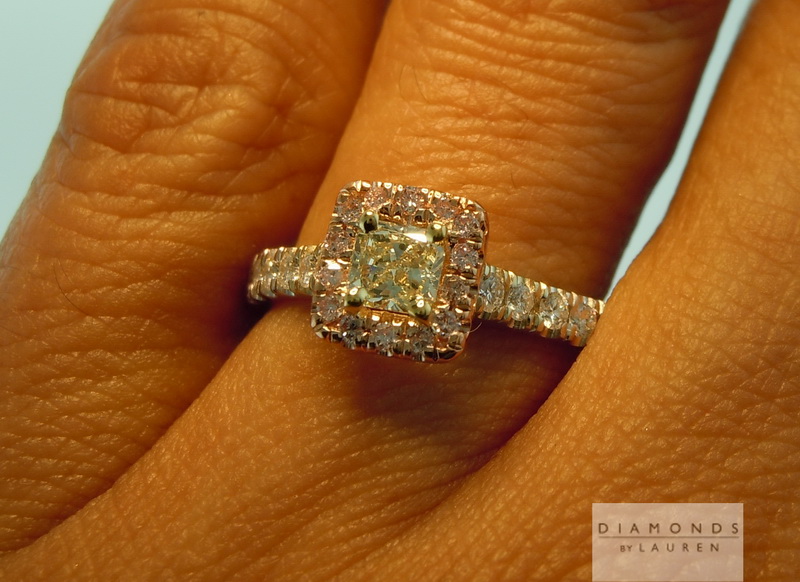 canary diamond ring